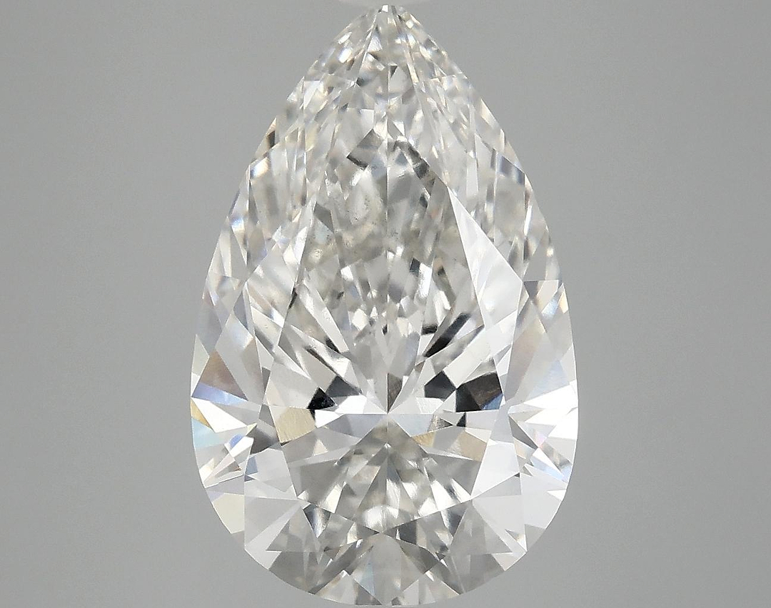 5.08 Carat Pear Shaped Ideal Cut VS2 IGI Certified Lab Grown Diamond