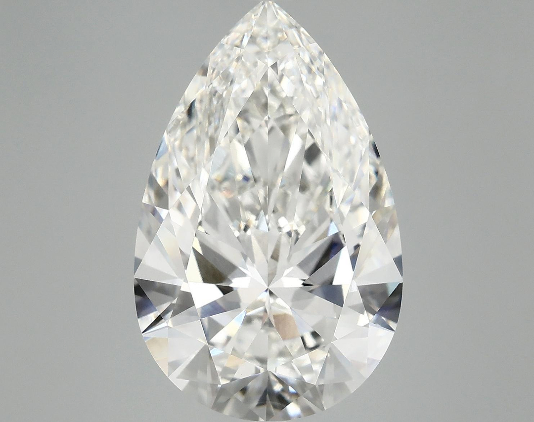 7.12 Carat Pear Shaped Ideal Cut VVS2 IGI Certified Lab Grown Diamond