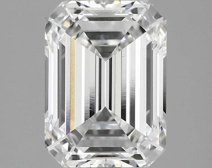 2.06 Carat Emerald Shaped Excellent Cut VVS2 IGI Certified Lab Grown Diamond