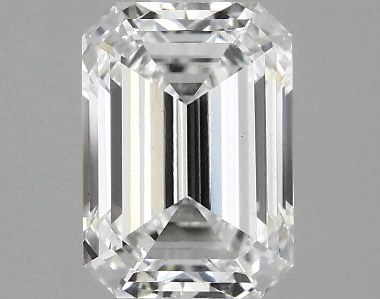 2.09 Carat Emerald Shaped Ideal Cut VS1 IGI Certified Lab Grown Diamond