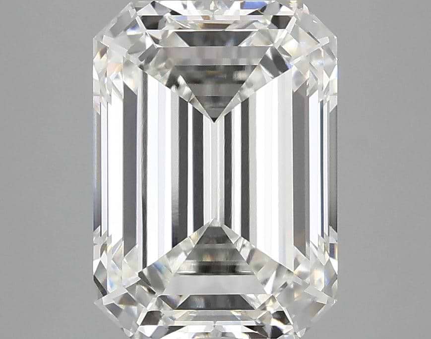 3.5 Carat Emerald Shaped Ideal Cut VVS2 IGI Certified Lab Grown Diamond