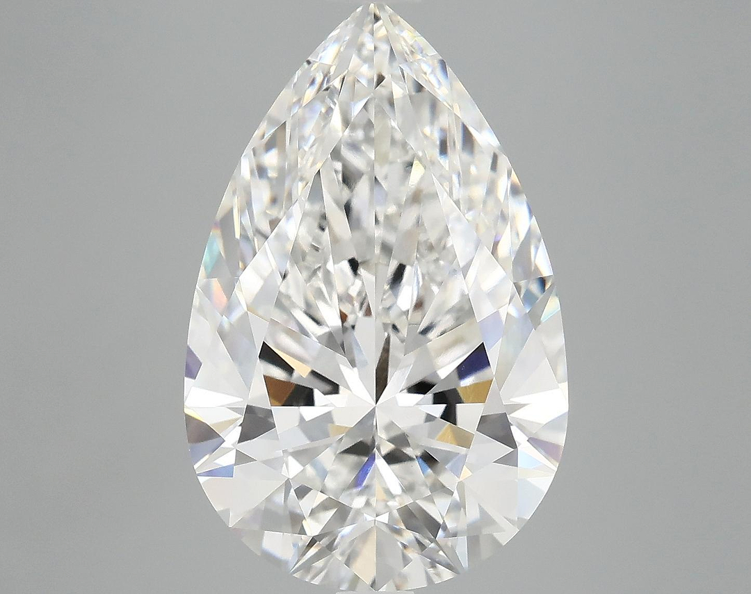 7.19 Carat Pear Shaped Ideal Cut VVS2 IGI Certified Lab Grown Diamond
