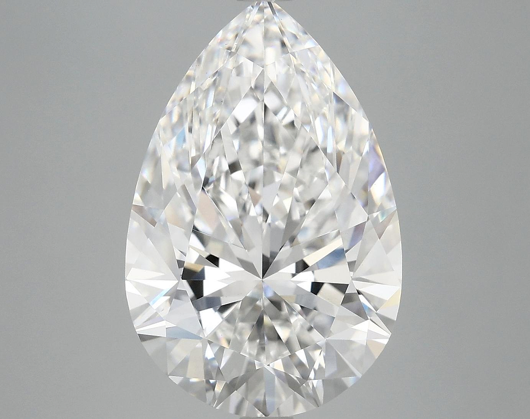 7.01 Carat Pear Shaped Excellent Cut VVS2 IGI Certified Lab Grown Diamond