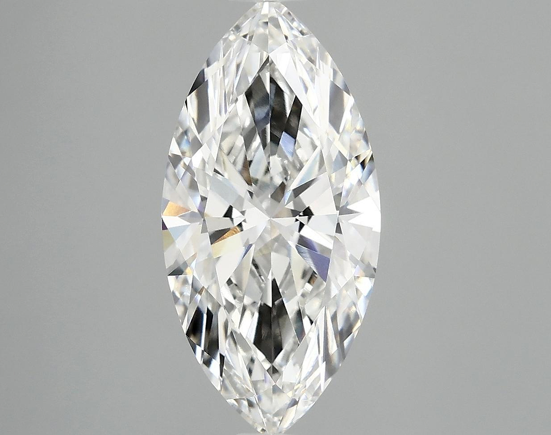 2.43 Carat Marquise Shaped Ideal Cut VVS2 IGI Certified Lab Grown Diamond