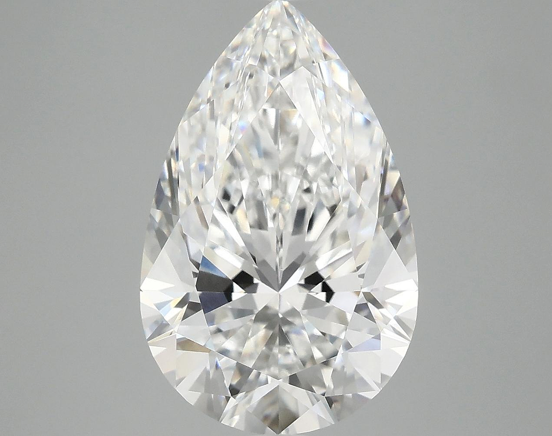 5.06 Carat Pear Shaped Ideal Cut VVS2 IGI Certified Lab Grown Diamond