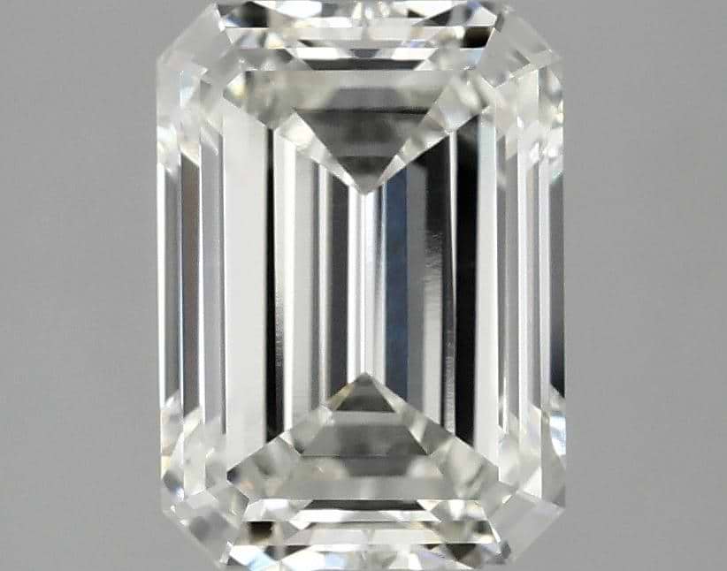 2.8 Carat Emerald Shaped Ideal Cut VVS2 IGI Certified Lab Grown Diamond