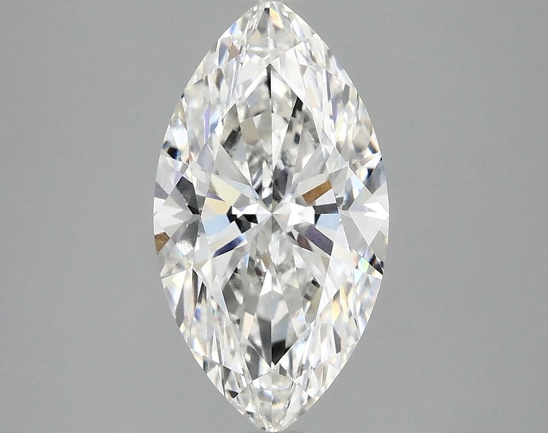 2.55 Carat Marquise Shaped Excellent Cut VVS2 IGI Certified Lab Grown Diamond