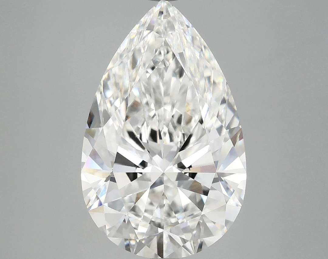 7.04 Carat Pear Shaped Ideal Cut VVS2 IGI Certified Lab Grown Diamond