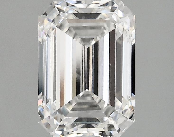 2.1 Carat Emerald Shaped Ideal Cut VVS2 IGI Certified Lab Grown Diamond