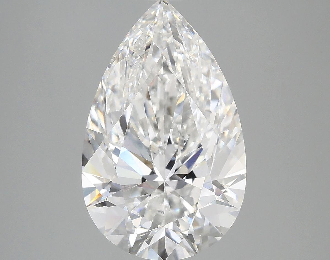 4.0 Carat Pear Shaped Ideal Cut VVS2 IGI Certified Lab Grown Diamond