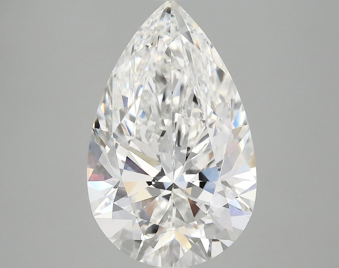 4.8 Carat Pear Shaped Ideal Cut VVS2 IGI Certified Lab Grown Diamond