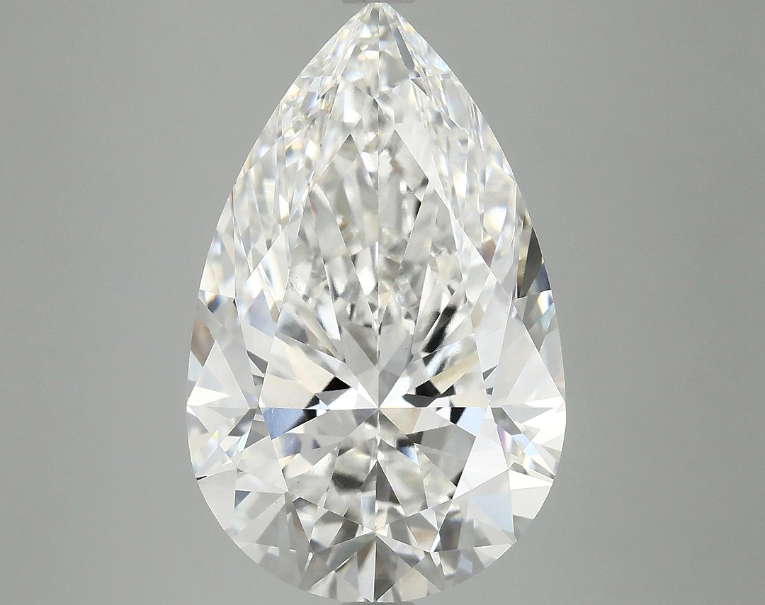 7.12 Carat Pear Shaped Ideal Cut VVS2 IGI Certified Lab Grown Diamond