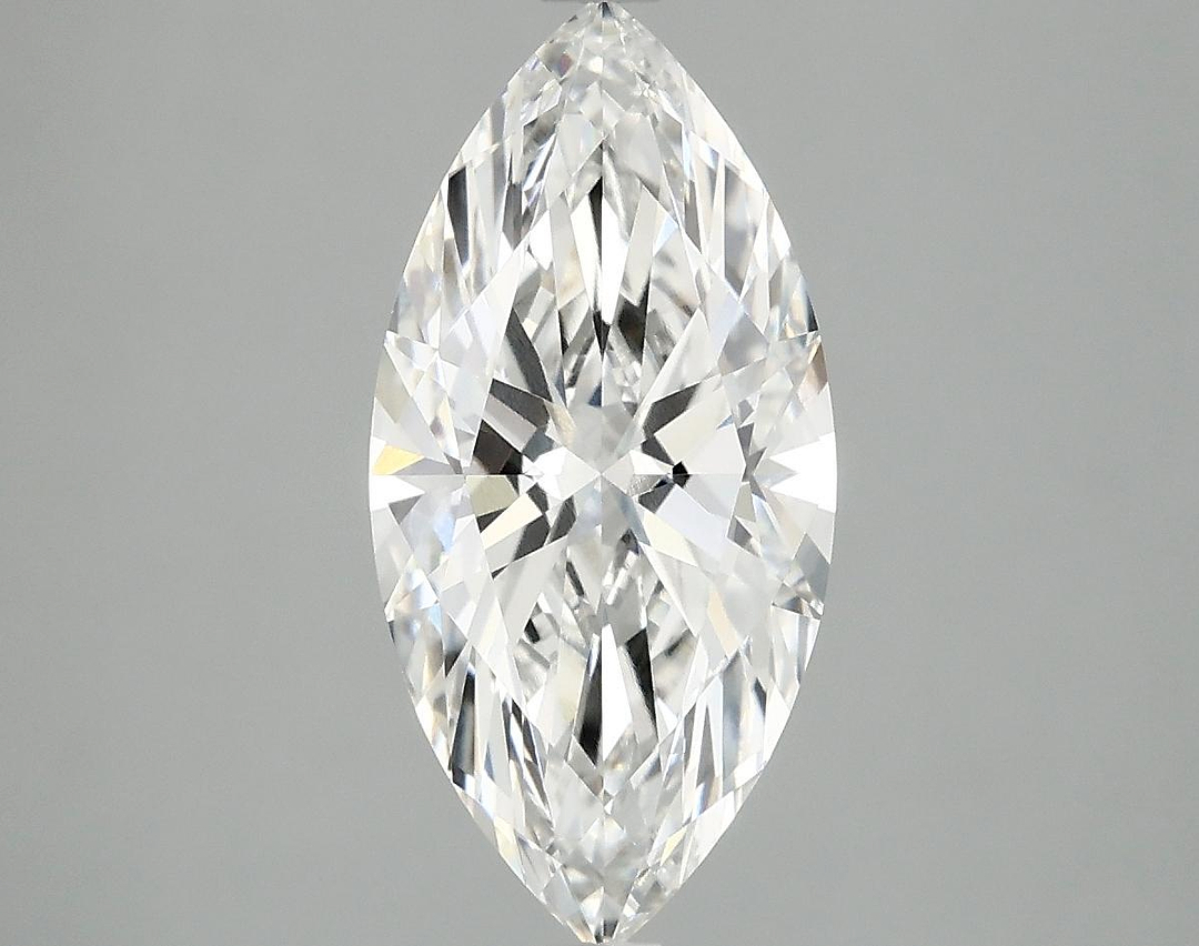 2.56 Carat Marquise Shaped Excellent Cut VVS2 IGI Certified Lab Grown Diamond
