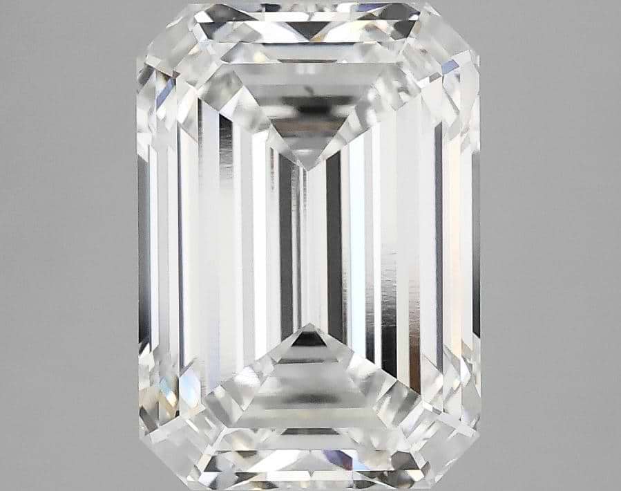 3.57 Carat Emerald Shaped Ideal Cut VVS2 IGI Certified Lab Grown Diamond