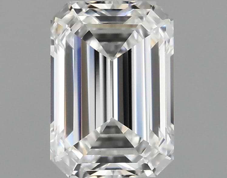 1.02 Carat Emerald Shaped Ideal Cut VVS2 IGI Certified Lab Grown Diamond