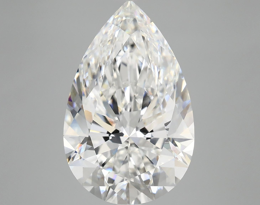 7.55 Carat Pear Shaped Ideal Cut VVS2 IGI Certified Lab Grown Diamond