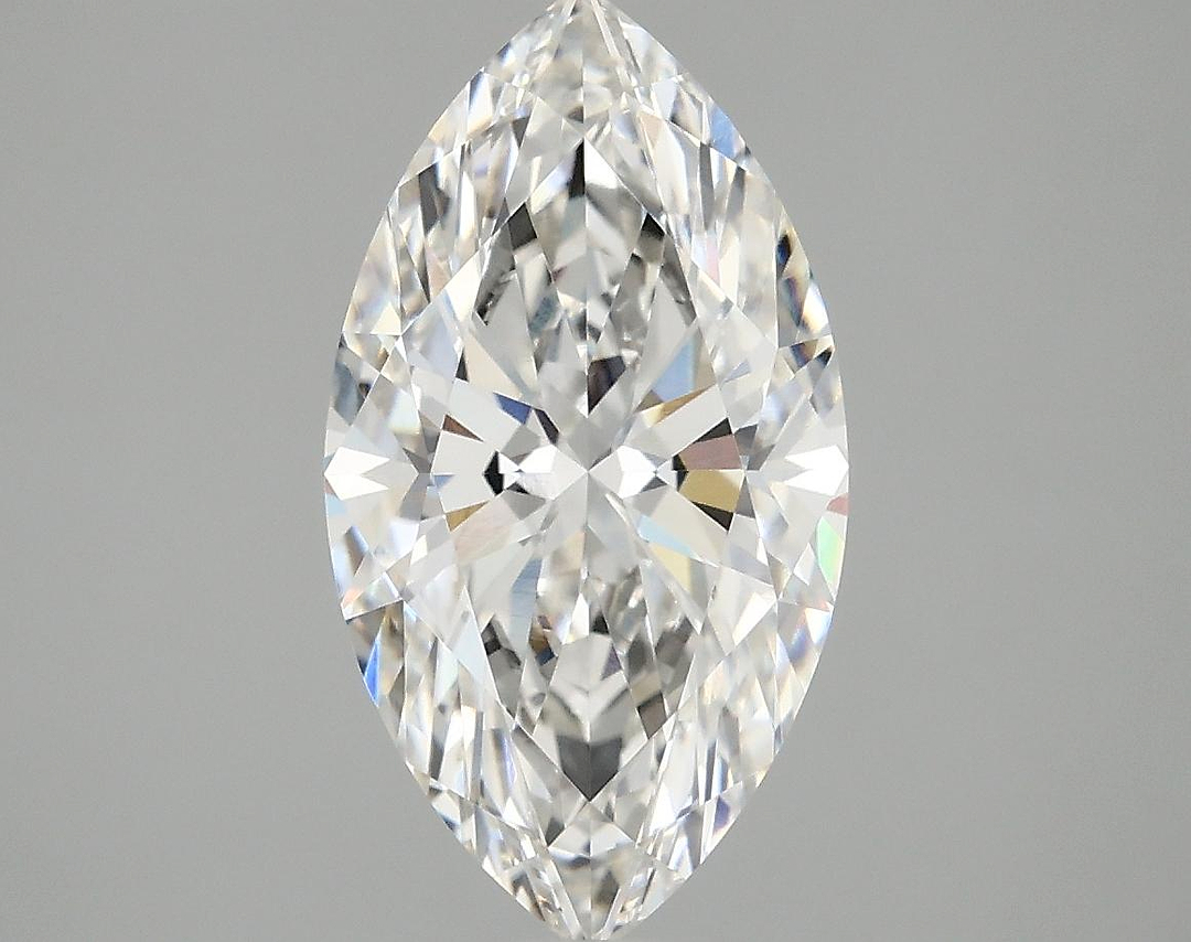 2.1 Carat Marquise Shaped Excellent Cut VVS2 IGI Certified Lab Grown Diamond