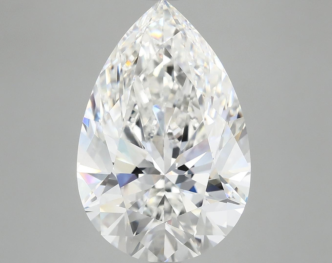7.05 Carat Pear Shaped Excellent Cut VVS2 IGI Certified Lab Grown Diamond