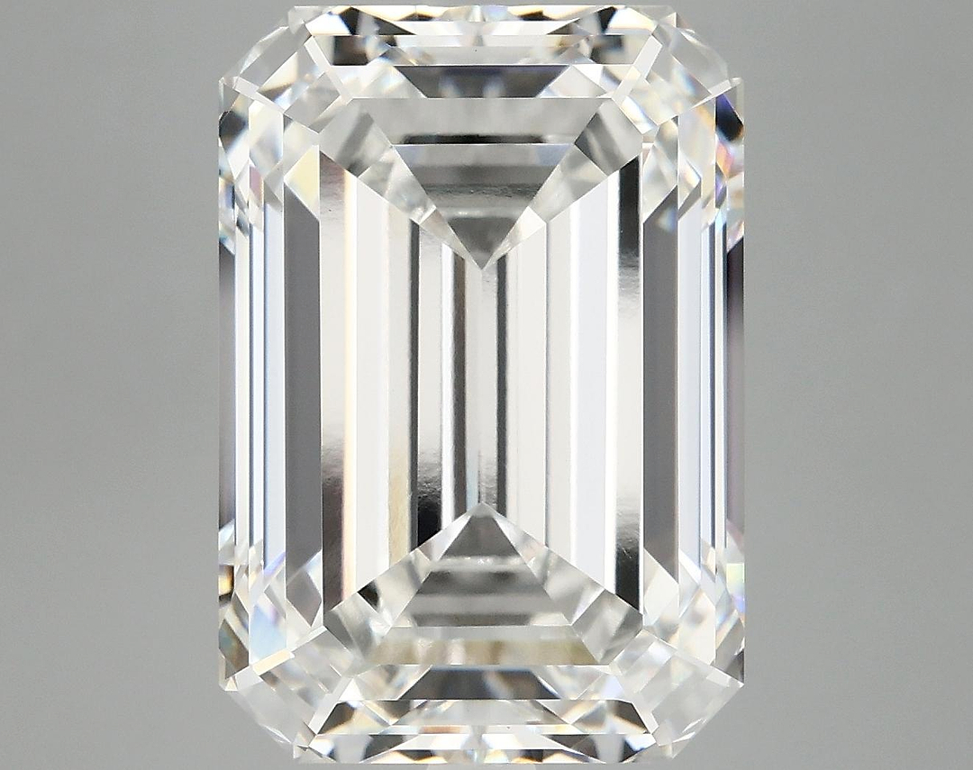 12.53 Carat Emerald Shaped Ideal Cut VVS2 IGI Certified Lab Grown Diamond