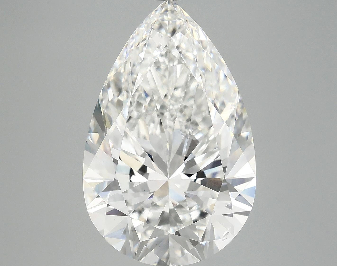 7.53 Carat Pear Shaped Ideal Cut VS2 IGI Certified Lab Grown Diamond