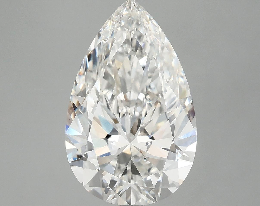 4.55 Carat Pear Shaped Ideal Cut VS1 IGI Certified Lab Grown Diamond