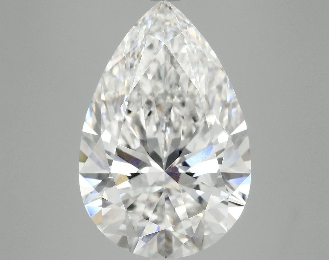 7.43 Carat Pear Shaped Excellent Cut VVS2 IGI Certified Lab Grown Diamond