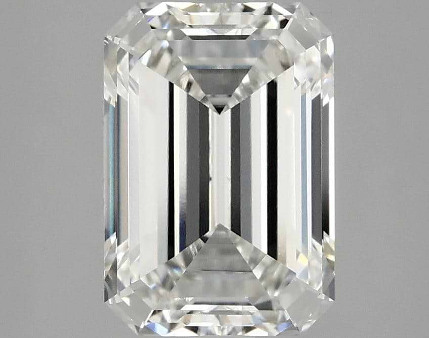 2.89 Carat Emerald Shaped Ideal Cut VS2 IGI Certified Lab Grown Diamond