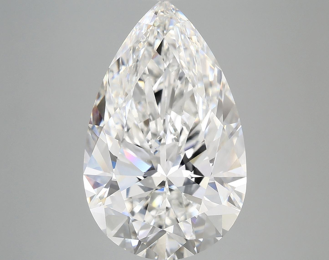 7.18 Carat Pear Shaped Ideal Cut VVS2 IGI Certified Lab Grown Diamond