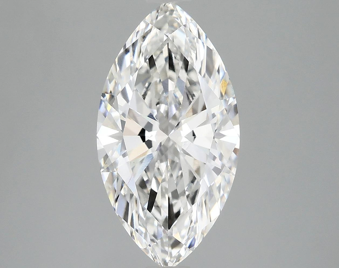 3.01 Carat Marquise Shaped Excellent Cut VVS2 IGI Certified Lab Grown Diamond