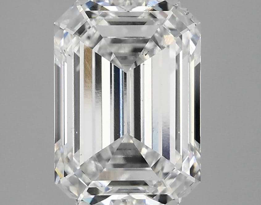 3.21 Carat Emerald Shaped Ideal Cut VS2 IGI Certified Lab Grown Diamond