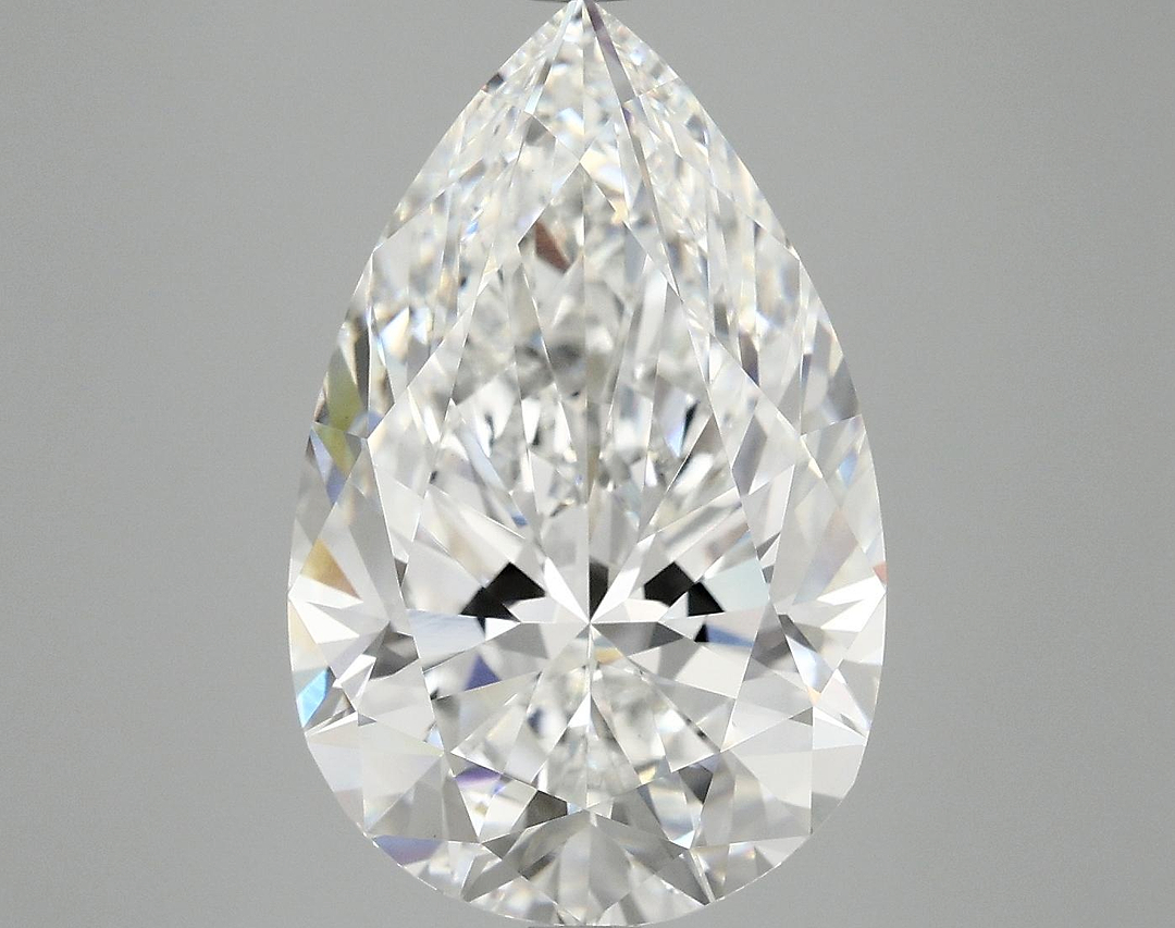 7.18 Carat Pear Shaped Ideal Cut VVS2 IGI Certified Lab Grown Diamond