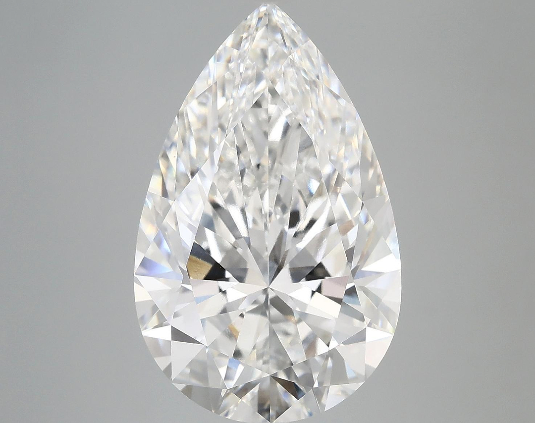 7.12 Carat Pear Shaped Ideal Cut VVS2 IGI Certified Lab Grown Diamond