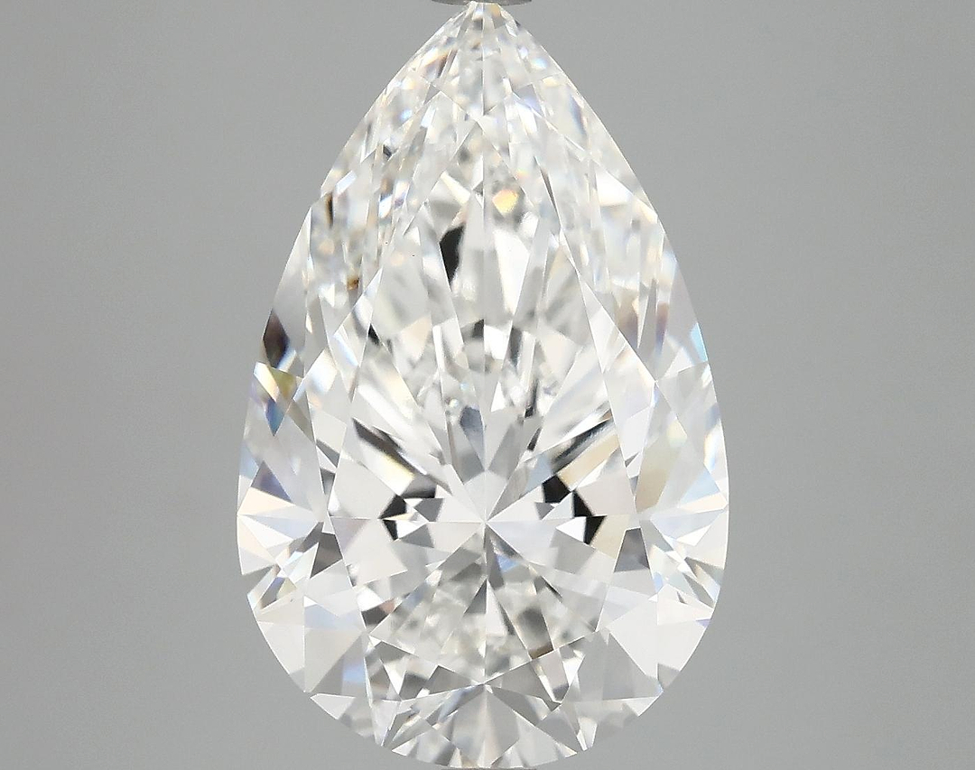 6.48 Carat Pear Shaped Ideal Cut VVS2 IGI Certified Lab Grown Diamond