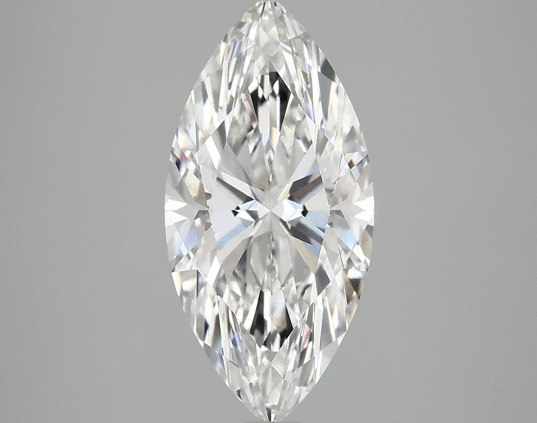 2.56 Carat Marquise Shaped Excellent Cut VVS2 IGI Certified Lab Grown Diamond