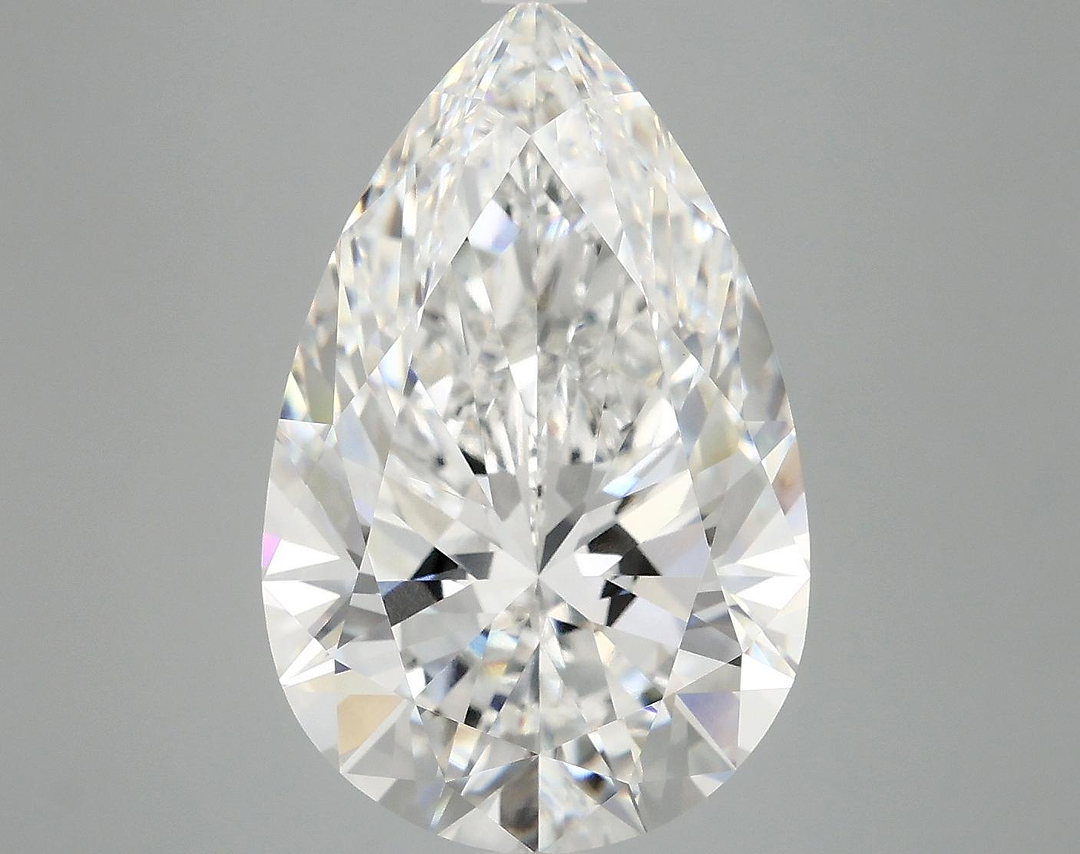 7.2 Carat Pear Shaped Ideal Cut VVS2 IGI Certified Lab Grown Diamond