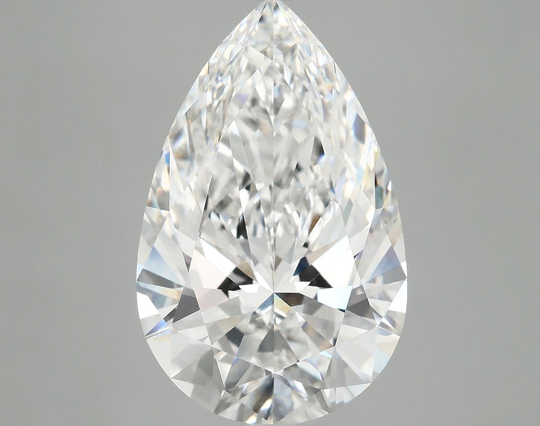 7.04 Carat Pear Shaped Ideal Cut VVS2 IGI Certified Lab Grown Diamond