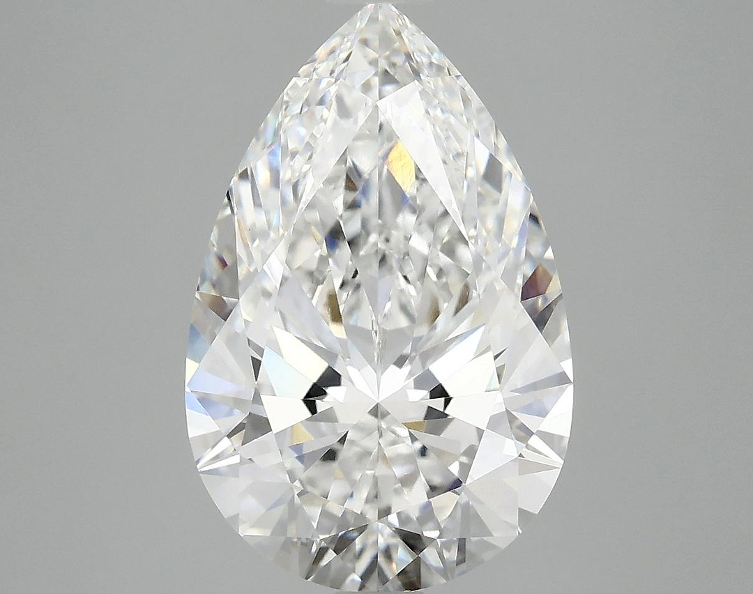 4.02 Carat Pear Shaped Excellent Cut VVS2 IGI Certified Lab Grown Diamond