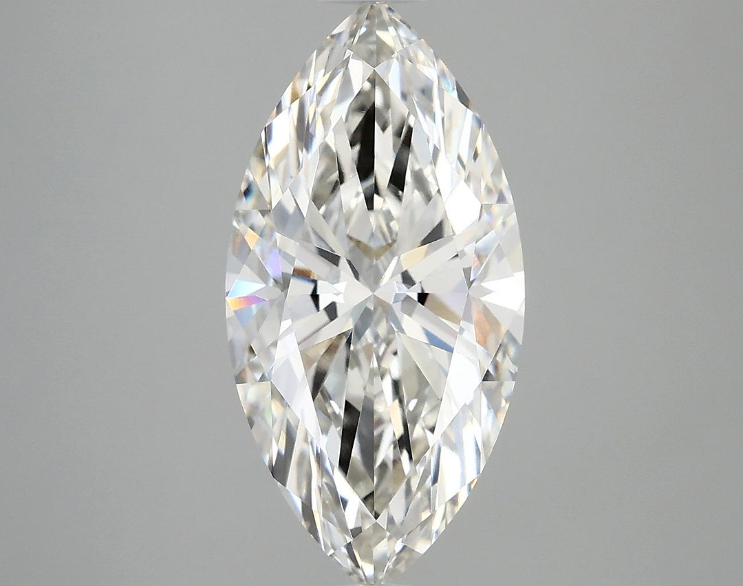 3.05 Carat Marquise Shaped Ideal Cut VVS2 IGI Certified Lab Grown Diamond