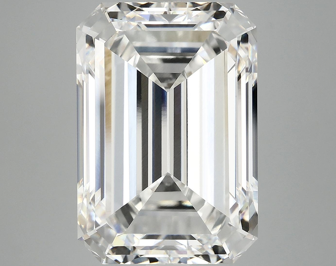 12.49 Carat Emerald Shaped Ideal Cut VVS2 IGI Certified Lab Grown Diamond