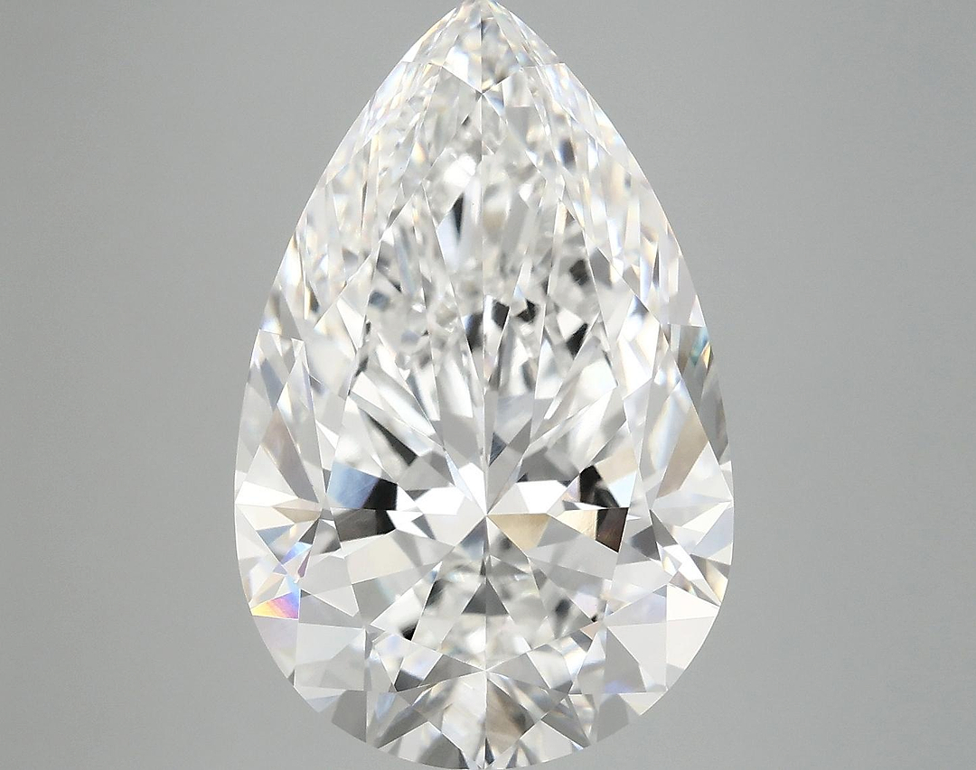 7.97 Carat Pear Shaped Ideal Cut VVS2 IGI Certified Lab Grown Diamond