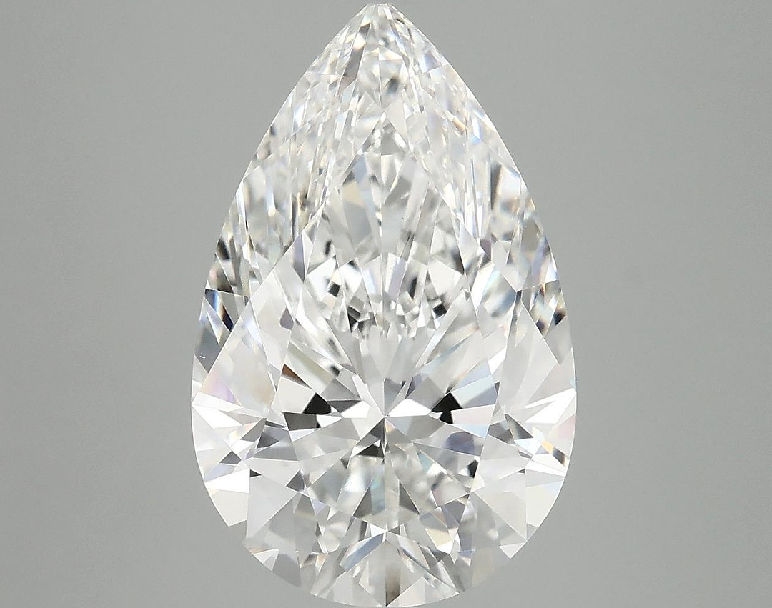 5.07 Carat Pear Shaped Ideal Cut VVS2 IGI Certified Lab Grown Diamond