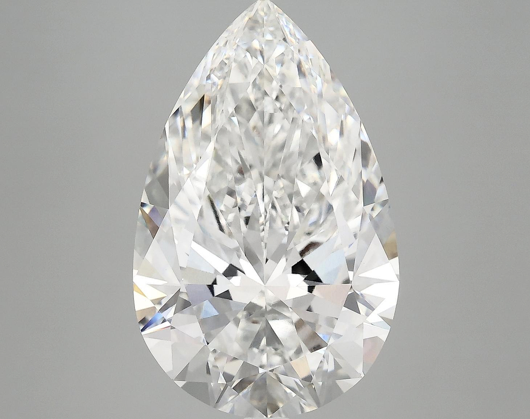 7.15 Carat Pear Shaped Ideal Cut VVS2 IGI Certified Lab Grown Diamond