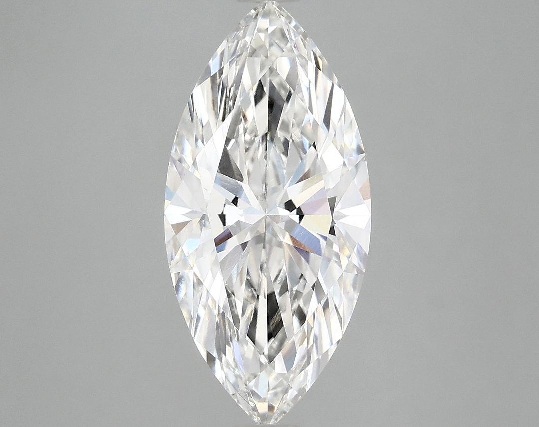 3.09 Carat Marquise Shaped Excellent Cut VVS2 IGI Certified Lab Grown Diamond