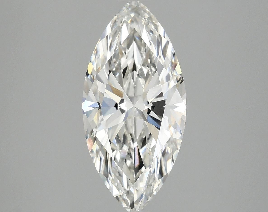 2.5 Carat Marquise Shaped Excellent Cut VVS2 IGI Certified Lab Grown Diamond