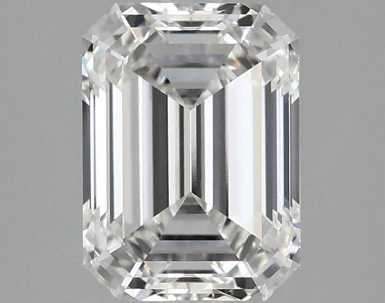 2.48 Carat Emerald Shaped Excellent Cut VVS2 IGI Certified Lab Grown Diamond