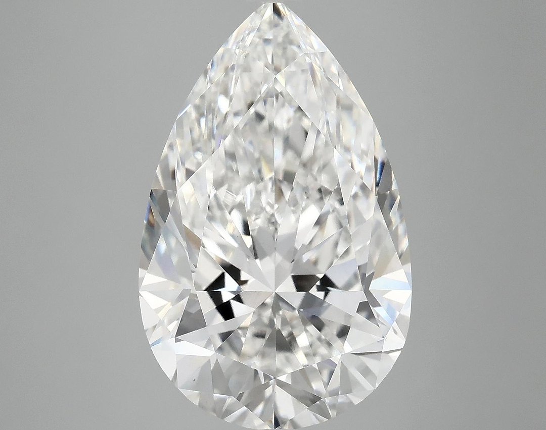 7.57 Carat Pear Shaped Ideal Cut VS1 IGI Certified Lab Grown Diamond
