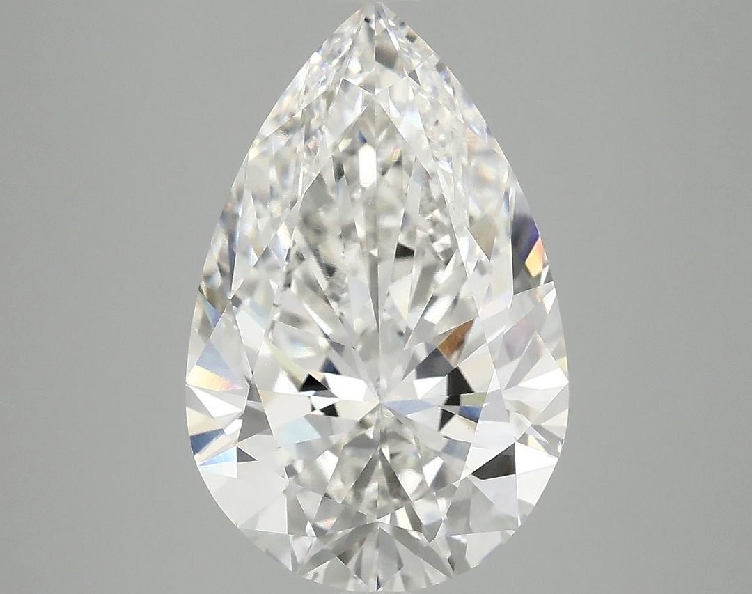 5.03 Carat Pear Shaped Ideal Cut VVS2 IGI Certified Lab Grown Diamond
