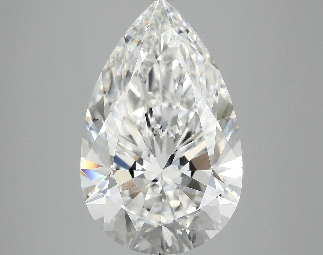 7.04 Carat Pear Shaped Ideal Cut VS1 IGI Certified Lab Grown Diamond