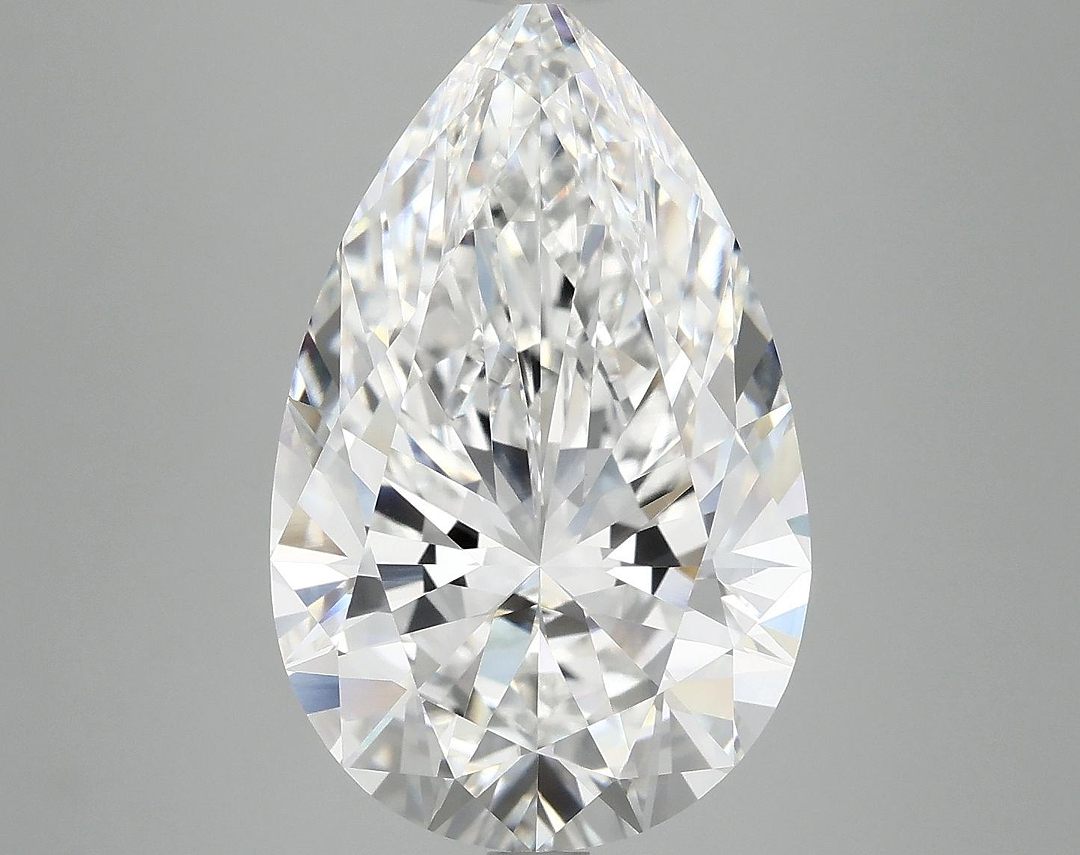 7.04 Carat Pear Shaped Ideal Cut VVS2 IGI Certified Lab Grown Diamond