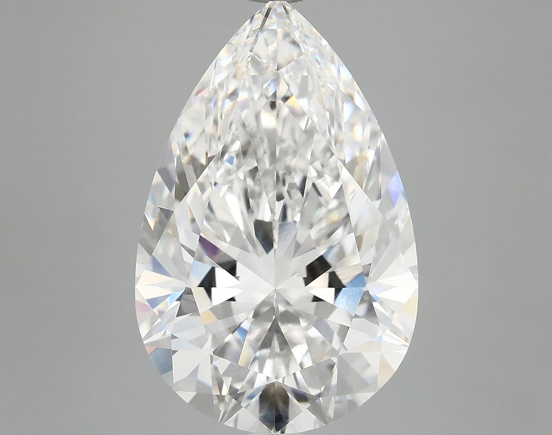 7.54 Carat Pear Shaped Ideal Cut VVS2 IGI Certified Lab Grown Diamond